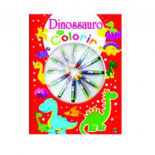 Cores em Ação! Dinossauro para Colorir