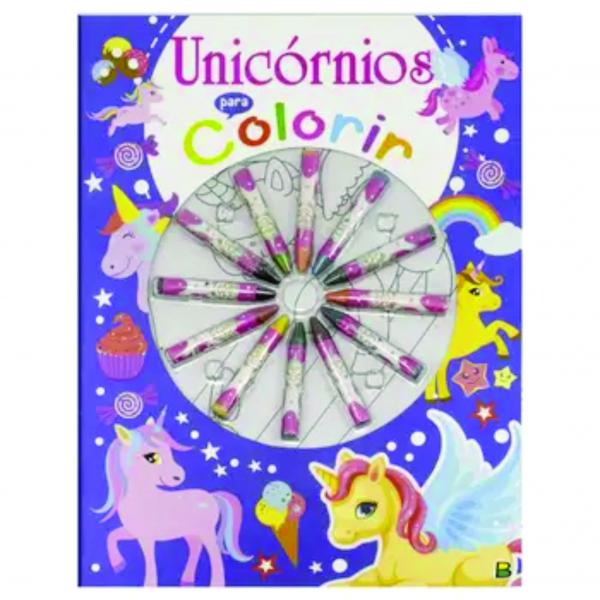 Cores em Ação! Unicórnio para Colorir