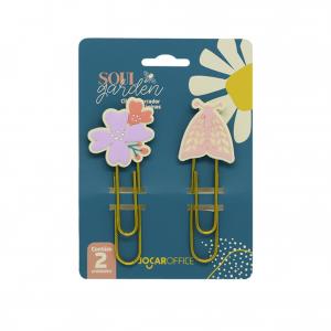Clipes Soul Garden Borboleta 7,5Cm Blister C/ 2 Und      Escolha a cor após a compra