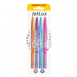 Jet Lux Blister - 4 Unidades - Compactor Store      Escolha a cor após a compra