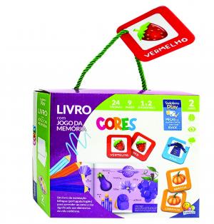 Livro com jogo da memória - Cores      